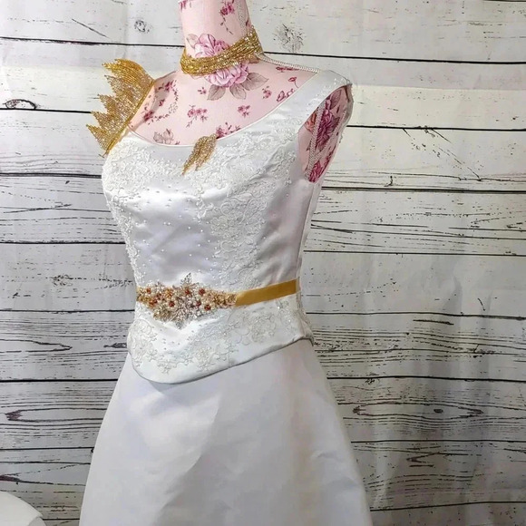 Accessories - Wedding Belt Female Alloy Flower Rhinestone Pearl Sash